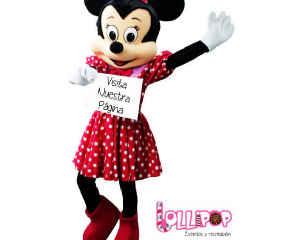 Personaje Minnie Mouse para tus fiestas infantiles